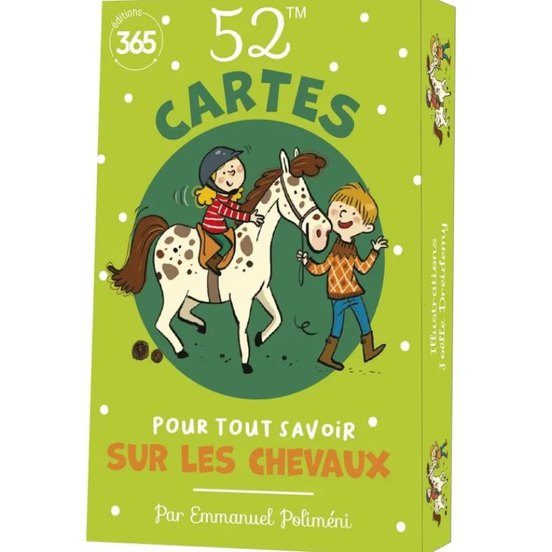 EQUIBOOKS 52 cartes pour tout savoir sur les chevaux - Edition 365< Librairie Equibooks