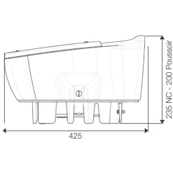 LA GEE Abreuvoir chevaux à niveau constant non chauffant Polyspring II - La Gée< Abreuvoirs Chevaux