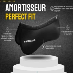 THINLINE Amortisseur dos cheval 95% d'absorption Perfect Fit -< Amortisseurs De Dos Cheval