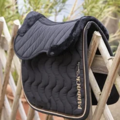 PADDOCK SPORTS Amortisseur dos cheval double mouton Diagonal -< Amortisseurs De Dos Cheval