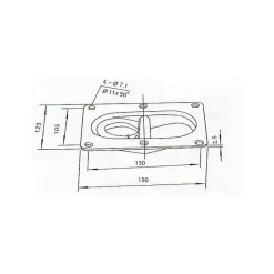 Anneau d'attache double pivot van ou camion< Equipement Van Et Camions