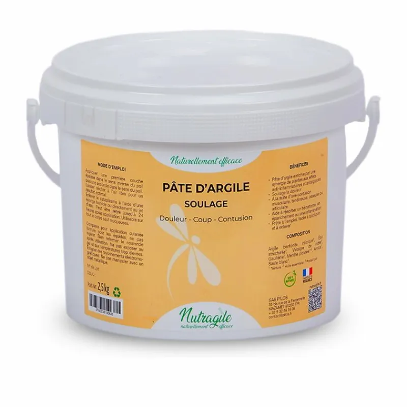 NUTRAGILE Argile naturelle cheval Douleur Coup Contusion -< Argile Cheval