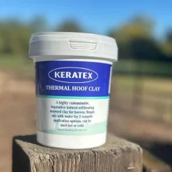 KERATEX Argile sabot cheval auto-chauffanteThermal Hoof Clay -< Fourchette Pourrie Cheval|Corne Molle Sabot Cheval