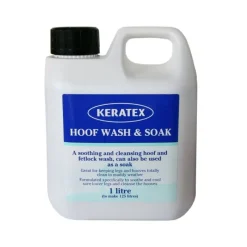KERATEX Bain de pied cheval 1 L Hoof Wash -< Abcès Sabot Cheval|Corne Molle Sabot Cheval