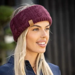 WOOF WEAR Bandeau équitation maille torsadée doublé polaire -< Idées Cadeaux|Casquettes, Écharpes, Bonnets