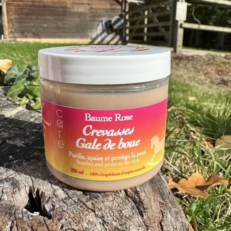 HAPPY CRACKERS Baume Rose Crevasses et Gale de Boue cheval -< Produits Gale De Boue Et Crevasses Cheval