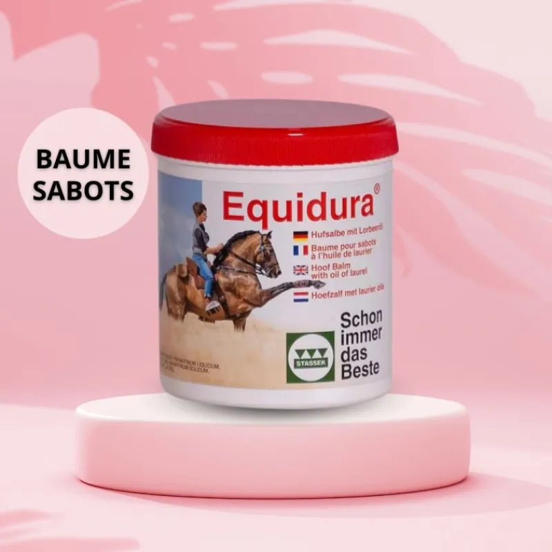 STASSEK Baume sabots incolore 500 ml Equidura -< Graisse À Pied Cheval