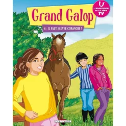 EQUIBOOKS BD Grand Galop Tome 6 : Il faut sauver comanche - Delcourt Jeunesse< Librairie Equibooks