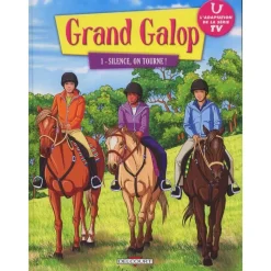 EQUIBOOKS BD Grand Galop Tome 1 : Silence on tourne - Delcourt Jeunesse< Librairie Equibooks