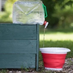 WALDHAUSEN Bidon à eau pliable randonnée et concours 10L avec robinet -< Equipement De Randonnée|Equipement Concours