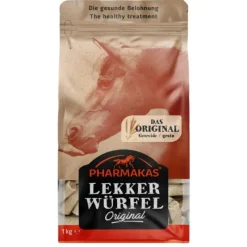 PHARMAKAS Bonbons chevaux vitamines et minéraux 1 kg Original -< Friandises Cheval