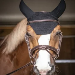 PADDOCK SPORTS Bonnet anti-mouche anti-bruit cheval Soundless -< Bonnet Anti-Mouche Cheval