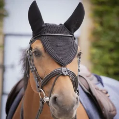 PADDOCK SPORTS Bonnet anti-mouche anti-bruit cheval long Soundless -< Bonnet Anti-Mouche Cheval