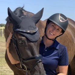 FENWICK Bonnet anti-mouche anti-stress cheval - Technologie titane liquide -< Equipement Concours|Masque Anti-Stress Cheval