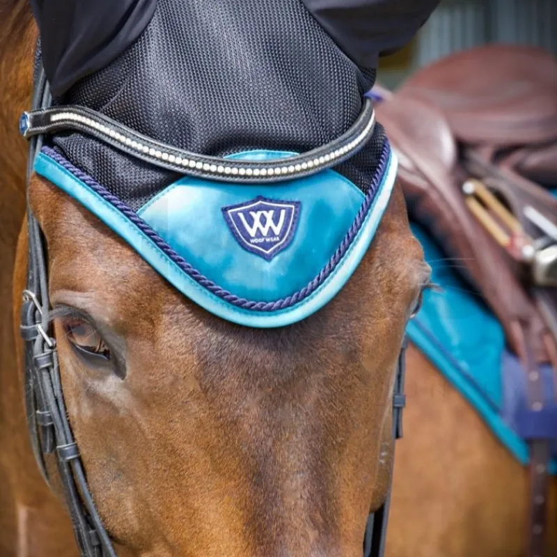 WOOF WEAR Bonnet anti-mouche cheval satin Vision -< Bonnet Anti-Mouche Cheval