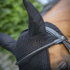 PADDOCK SPORTS Bonnet anti-mouche cheval long Pro Coton -< Bonnet Anti-Mouche Cheval