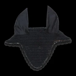 KENTUCKY HORSEWEAR Bonnet anti-mouche cheval long Stone and pearl - Kentucky< Bonnet Anti-Mouche Cheval
