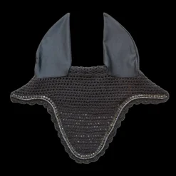 KENTUCKY HORSEWEAR Bonnet anti-mouche cheval long Stone and pearl - Kentucky< Bonnet Anti-Mouche Cheval