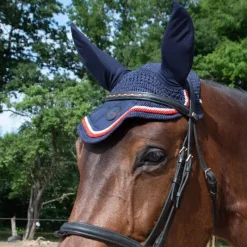 HORSE SPIRIT Bonnet anti-mouche cheval Nagano -< Bonnet Anti-Mouche Cheval
