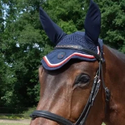 HORSE SPIRIT Bonnet anti-mouche cheval Nagano -< Bonnet Anti-Mouche Cheval
