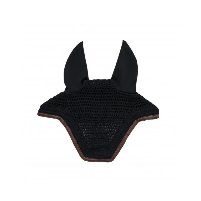 KENTUCKY HORSEWEAR Bonnet anti-mouche cheval Wellington Leather - Kentucky< Bonnet Anti-Mouche Cheval