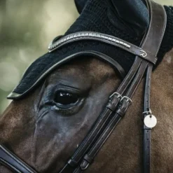 KENTUCKY HORSEWEAR Bonnet anti-mouche cheval Wellington Leather - Kentucky< Bonnet Anti-Mouche Cheval