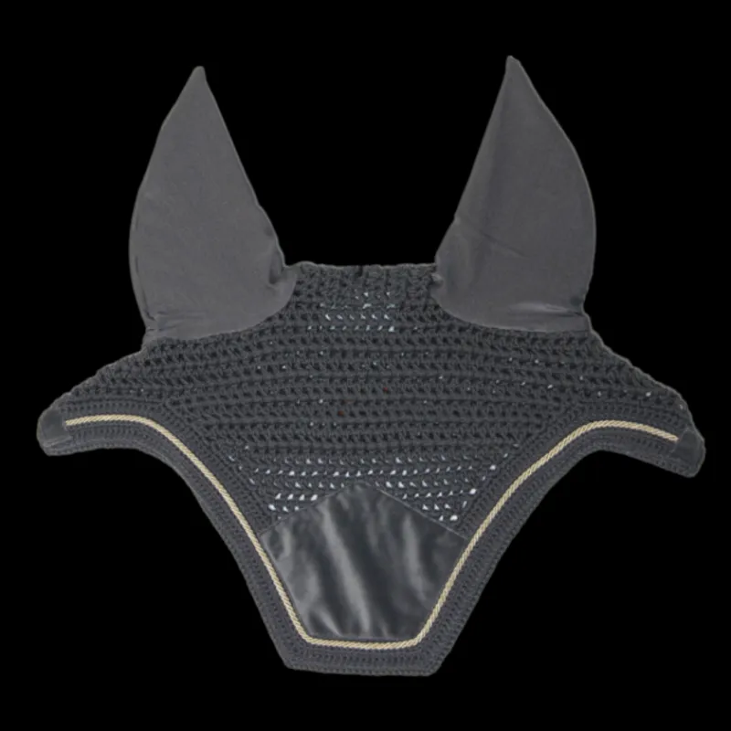 KENTUCKY HORSEWEAR Bonnet anti-mouche cheval Wellington Velvet Basic - Kentucky< Bonnet Anti-Mouche Cheval