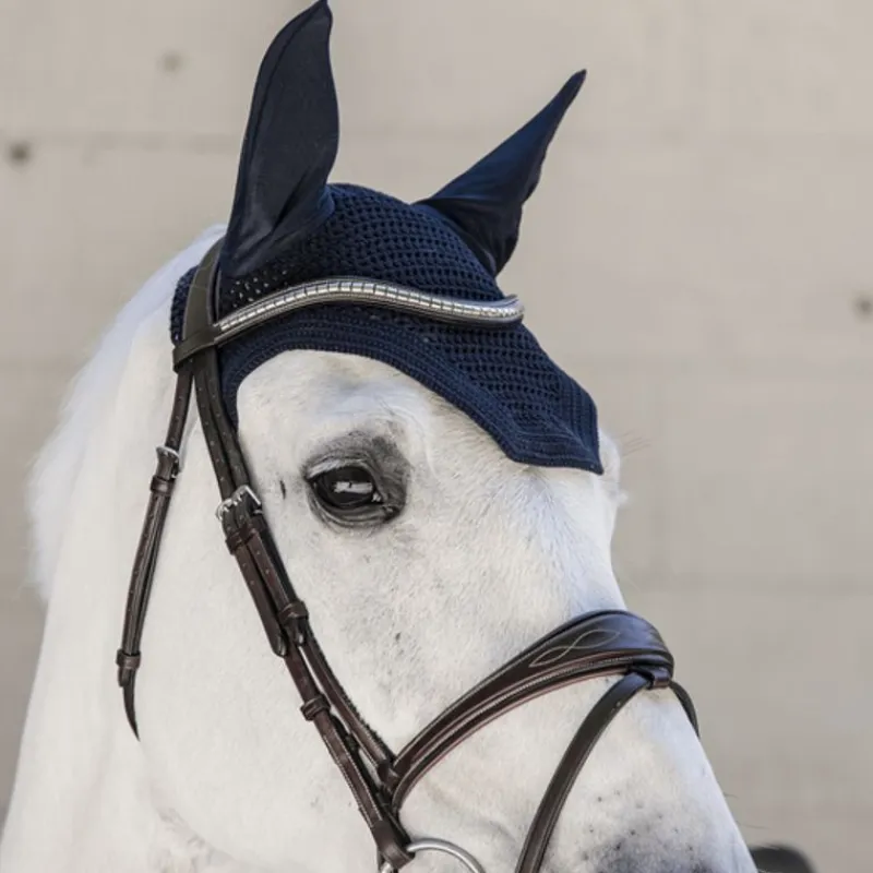 KENTUCKY HORSEWEAR Bonnet anti-mouche cheval Wellington - Kentucky< Bonnet Anti-Mouche Cheval