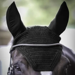 PADDOCK SPORTS Bonnet anti-mouche cheval Pro Coton -< Bonnet Anti-Mouche Cheval