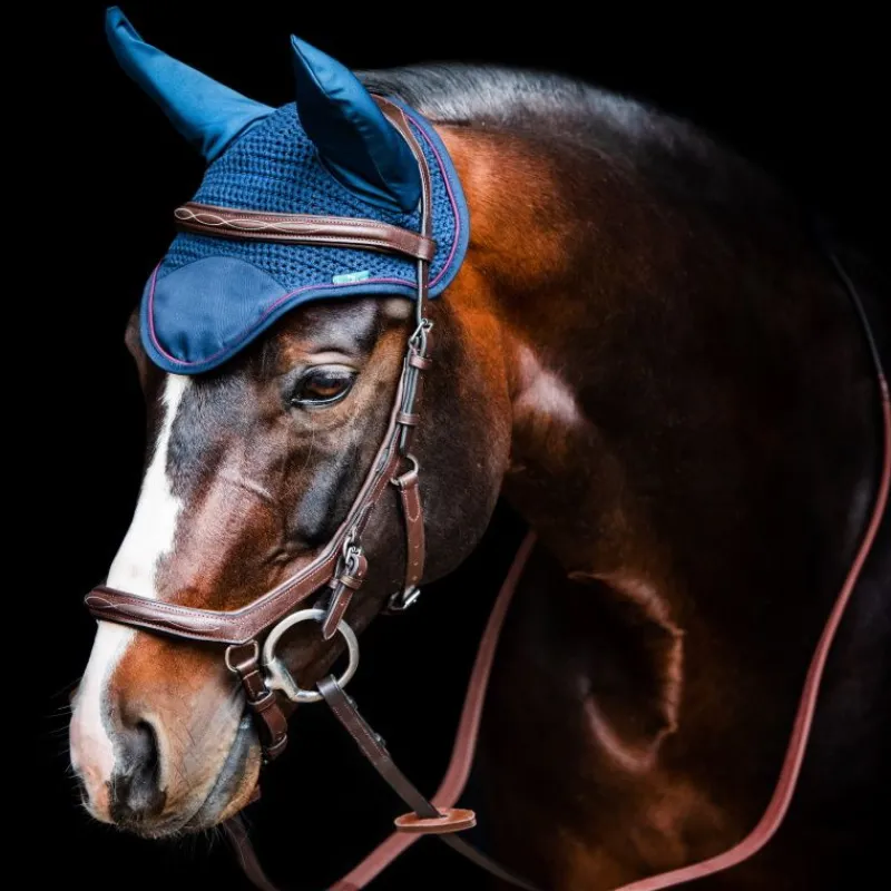 HORSEWARE Bonnet anti-mouche cheval coton Rambo -< Bonnet Anti-Mouche Cheval