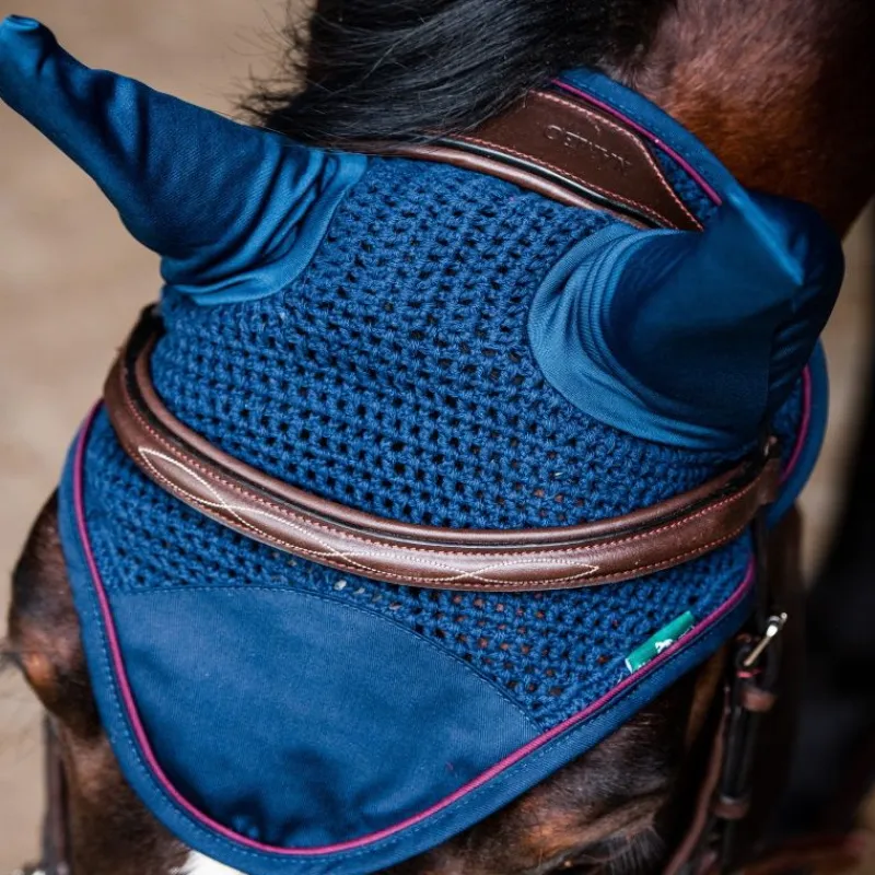 HORSEWARE Bonnet anti-mouche cheval coton Rambo -< Bonnet Anti-Mouche Cheval