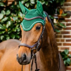 HORSEWARE Bonnet anti-mouche cheval Signature -< Bonnet Anti-Mouche Cheval