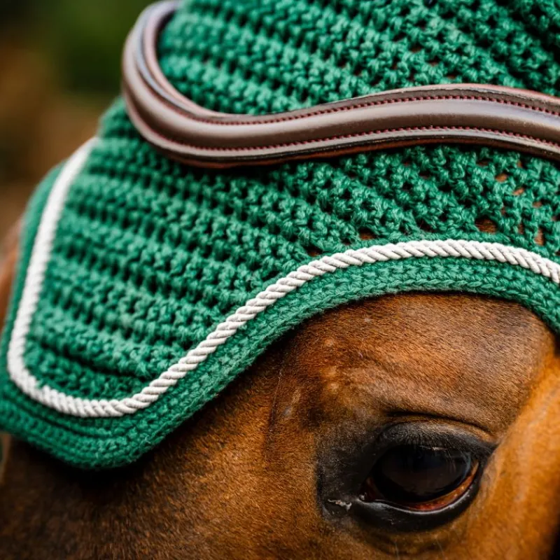 HORSEWARE Bonnet anti-mouche cheval Signature -< Bonnet Anti-Mouche Cheval