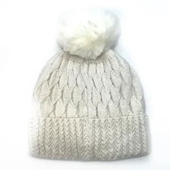 CAVALHORSE Bonnet équitation tricoté avec pompon< Casquettes, Écharpes, Bonnets