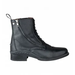 ELT Boots équitation cuir zip et lacets Newcastle -< Boots D'Équitation