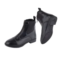 ELT Boots équitation cuir zip avant Boston -< Boots D'Équitation