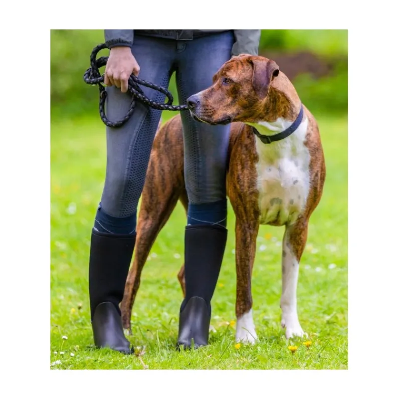 ELT Bottes écurie haute caoutchouc et néoprène Houston -< Equipement Froid Et Pluie|Bottes Et Boots Écurie