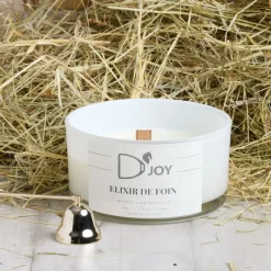 D'JOY Bougie cheval équitation Elixir de foin Grand format -< Idées Cadeaux|Accessoires Lifestyle Équitation