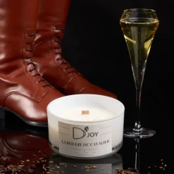 D'JOY Bougie cheval équitation La bougie du cavalier Grand format -< Idées Cadeaux|Accessoires Lifestyle Équitation