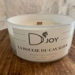 D'JOY Bougie cheval équitation La bougie du cavalier Grand format -< Idées Cadeaux|Accessoires Lifestyle Équitation