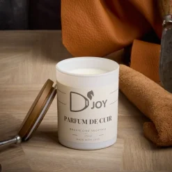 D'JOY Bougie cheval équitation Parfum de cuir Classique -< Idées Cadeaux|Accessoires Lifestyle Équitation