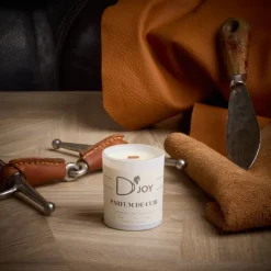 D'JOY Bougie cheval équitation Parfum de cuir Mini format -< Idées Cadeaux|Accessoires Lifestyle Équitation