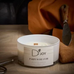 D'JOY Bougie cheval équitation Parfum de cuir Grand format -< Accessoires Lifestyle Équitation|Idées Cadeaux