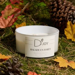 D'JOY Bougie équitation Balade en forêt Grand format -< Idées Cadeaux|Accessoires Lifestyle Équitation