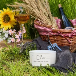 D'JOY Bougie équitation Déjeuner sur l'herbe Grand format -< Idées Cadeaux|Accessoires Lifestyle Équitation