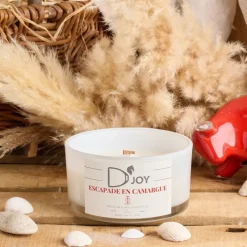 D'JOY Bougie équitation Escapade en Camargue Grand format -< Idées Cadeaux|Accessoires Lifestyle Équitation
