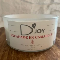 D'JOY Bougie équitation Escapade en Camargue Grand format -< Idées Cadeaux|Accessoires Lifestyle Équitation