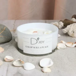 D'JOY Bougie équitation Galop sur la plage Grand format -< Idées Cadeaux|Accessoires Lifestyle Équitation