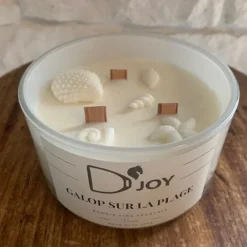 D'JOY Bougie équitation Galop sur la plage Grand format -< Idées Cadeaux|Accessoires Lifestyle Équitation