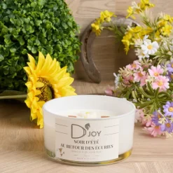 D'JOY Bougie équitation Soir d'été au retour des écuries Grand format -< Idées Cadeaux|Accessoires Lifestyle Équitation